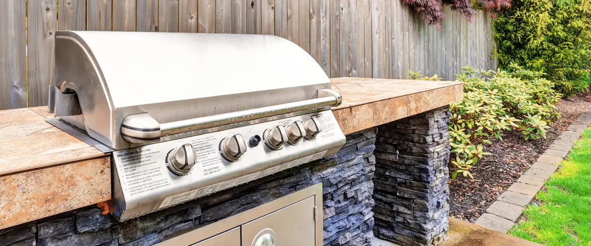 Outdoor Kitchen Grill In Bryan Texas