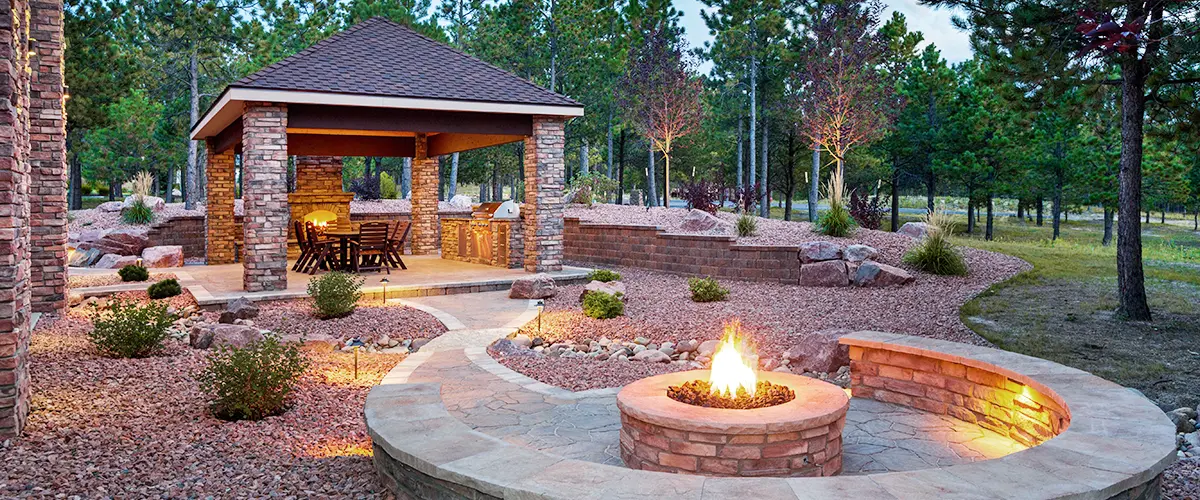 Outdoor Living Space in Castlegate Brazos County