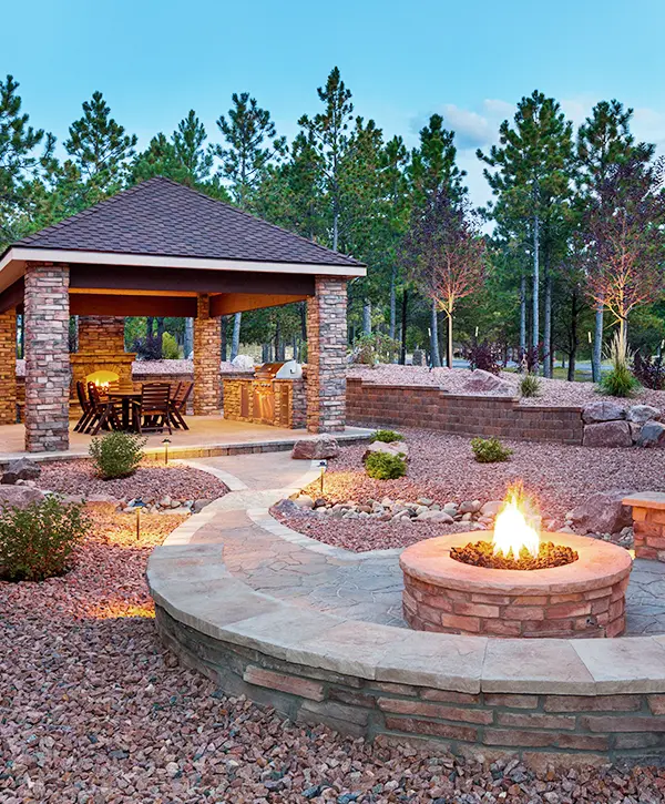 Outdoor Living Space in Castlegate Brazos County
